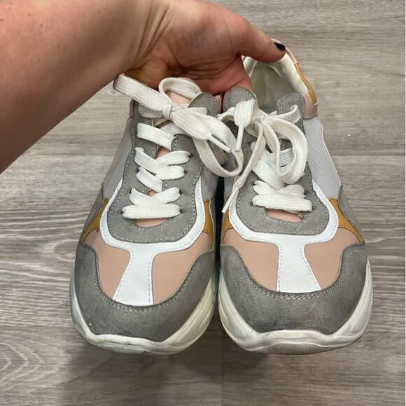 Steve Madden Womens Memory Pink / Multicolored Shoes 39 - Picture 4 of 8